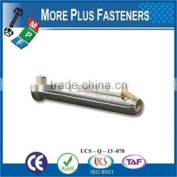 Made in Taiwan Diameter Greasable Hinge Hitch Pin With Chain Special Fasterner Dormwork Flat Rib Pin photo-5