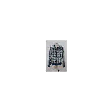 Faux fur coat, fake fur jacket, artificial fur garment  M6217