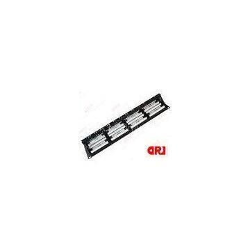 1U 48 Ports UTP CAT6 Patch Panel With ROHS Certificate 110/Krone/Dual IDC