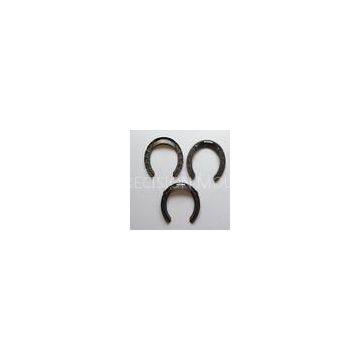 Black Stainless Steel Racing Plates Horseshoes in big / middle / small Size