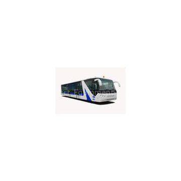 Durable Low Carbon Alloy Steel Body Airport Apron Bus With Adjustable Seats