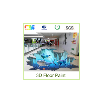 Chemical environmental friendly super adhesion liquid resin epoxy 3d floor paint