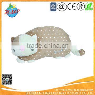 wholesale plush animal shaped pillow cat throw pillow