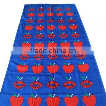 China Home Textile 100% Cotton Beach Towel Reactive Printed