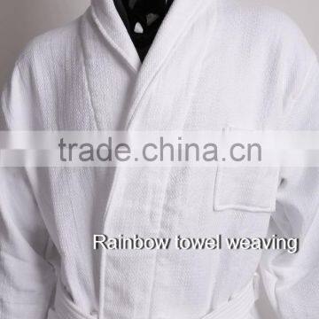 1 Ply Two Sides Waffle Velour Bathrobe