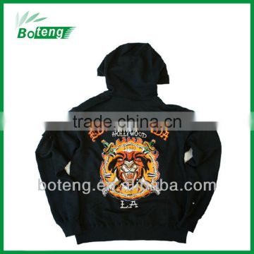 men's hooded fleece jacket