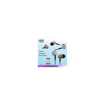 Wholesale wood  earphone