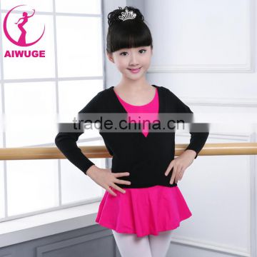 Wrap Knitted Ballet Crossover Leotard Coat Ballet Dance Sweater