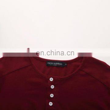 Usa 60 Cotton 40 Polyester Hot Stamping v Neck t Shirt photo-3