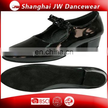 Fashion Glitter Wear-Resistant Special Genuine Leather Ballroom Latin Shoes