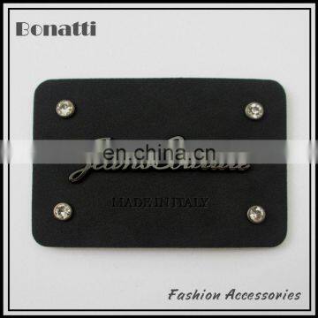 pu Leather Labels or Patches for Garment and Bags
