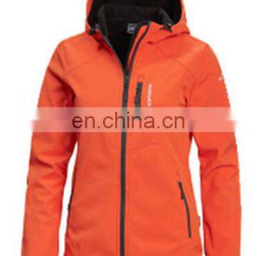 orange waterproof jackets with competitive price/ outwear winter colorful plain jackets