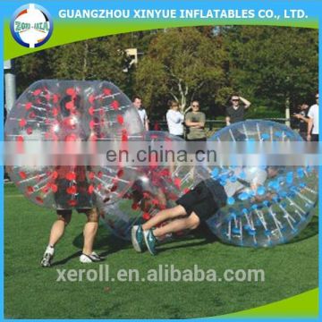 Fashionable sports entertainment football inflatable body zorb ball