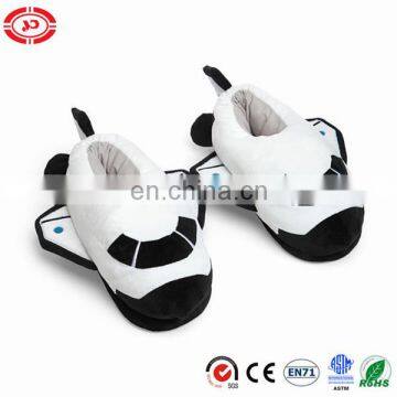 Airplane shap new type plush stuffed soft warm slippers