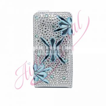 Aidocrystal luxury 2016 Wholesale Cell Phone Accessories Case blue ice flower custom Mobile Phone Case For Iphone 6/6 Plus