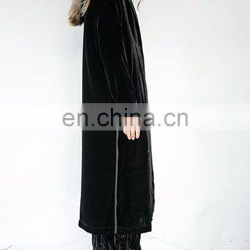 New Arrival Style Customized Long Women Winter Hoodie Velvet Coats photo-3