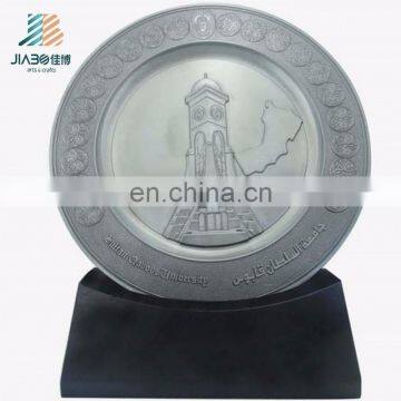 USA Logos Custom Design Antique Copper Metal Plate