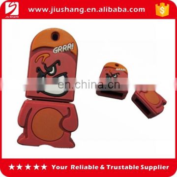 3D PVC custom cheap usb stick flash drive dust cover