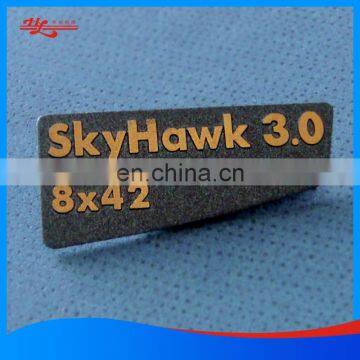 New Design Aluminum metal engraved label