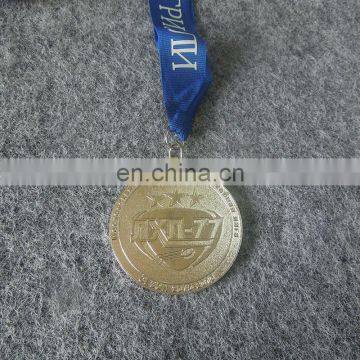 OEM factory price personalized DIY logo awards silver medal