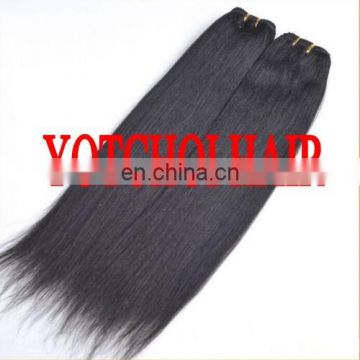 Top Quality, Hot Sale Yaki Human Hair Virgin Brazilian Yaki Straight Hair Weaving