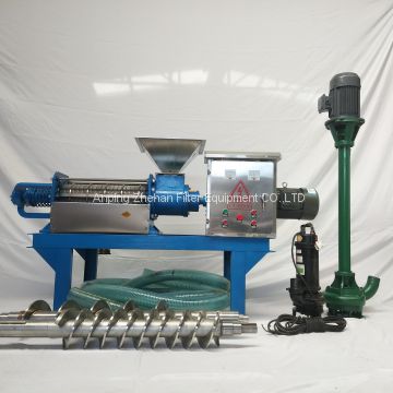 distillery used screw press separator for grain dehydration