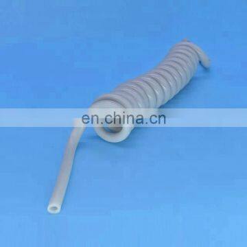 pur spiral cable/pvc retractable coiled cable Low Voltage Flexible Retractable Spiral Spring Coiled Cable