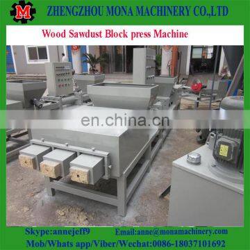 Sawdust Recycling Wood Pallet Foot Making Machine/wood Pallet Block Hot Press Making Machine for Sale
