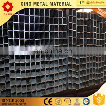 hot dip galvanized square pipe gi square section galvanized steel box