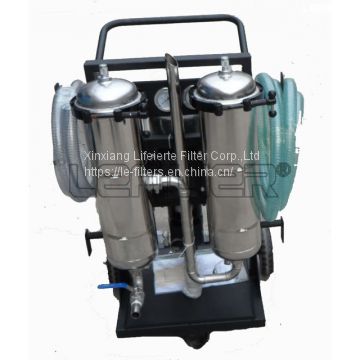 Hand Push Mobile Turbine Oil Filtration Machine