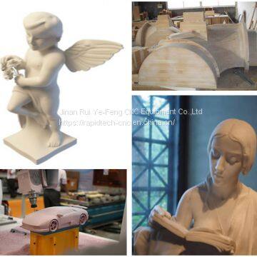 China Hot Sale 2T-1820 5 Axis Machine Center Cnc Router 4d Cnc Router With 10KW photo-5