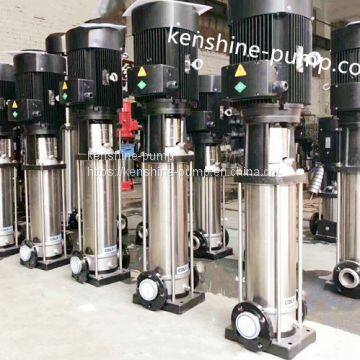 Light duty stainless steel vertical multistage centrifugal water pump