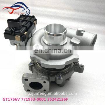 GT1756VK Turbo 771953-0001 35242126F Turbocharger for Jeep Cherokee Industrial, Truck Nitro 2.8 CRD SXT RA428 Euro 4 engine