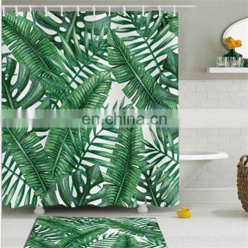 fancy custom bathroom shower curtains printing wholesale