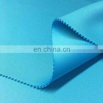 Blue and White Waterproof Breathable PUL Laminated Knitted Fabric photo-2