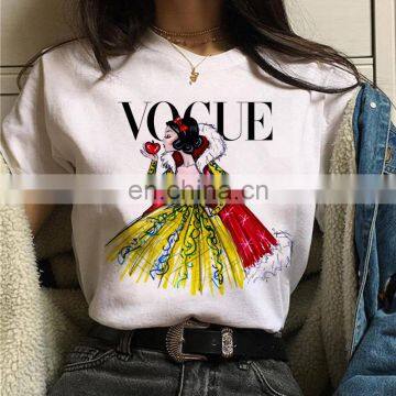 2020 Princess Vogue Tee Women Summer Graphic T-Shirts photo-3