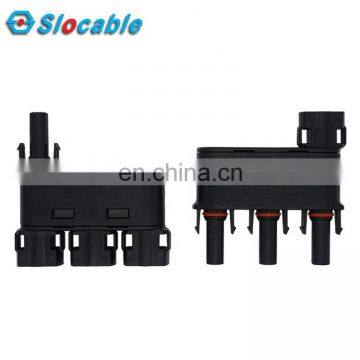 Slocable High Current Carrying Capacity PPO 3to1 PV Branch Connector