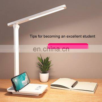 3 Color Temperature Table LED Desk Lamp Office Battery Operated Lamp With Timer Desk Light With Phone photo-7