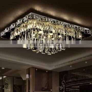 Triangle Shaped Crystal Ceiling Lamp for Dining Hall