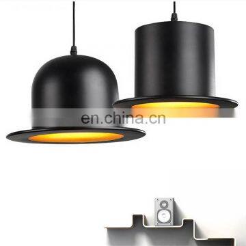Modern Decorative Tall Hat Shape Indoor Light Fixture Aluminum Pendant Lamp photo-5
