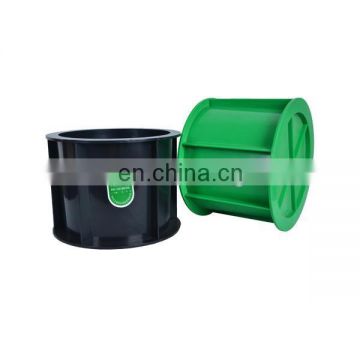 Hot sale 175x185x150mm Plastic Concrete Permeability Cylinder cube Moulds