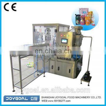 Rotation Type Liquid Filling Machine for Packing Suck Jelly in Doypack or Standing Bag With Spout Ans Screw Cap