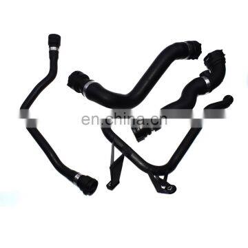 Free Shipping! 4Pcs Expansion Tank Coolant Radiator Hose Kit For BMW 323 325 328 330 i xi Ci