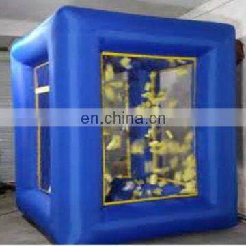 Photo booth inflatable money blowing machines, cash inflatable money booth