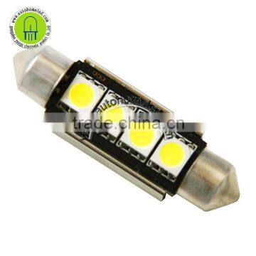 Festoon LED Bulbs 41mm 4SMD 5050, CANBUS Technology, With Heat Sink photo-2