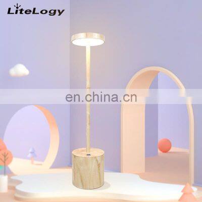 European luxury modern led cordless marble table lamps