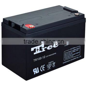 Manufacture Sealed Maintenance Free Agm Battery 12v 100ah Quality Choice photo-2