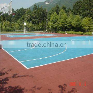 outdoor basketball courts rubber flooring