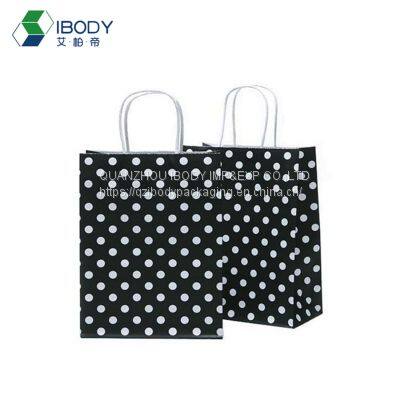 China gold supplier wholesale customized shopping bag colored paper rope handle kraft paper bag