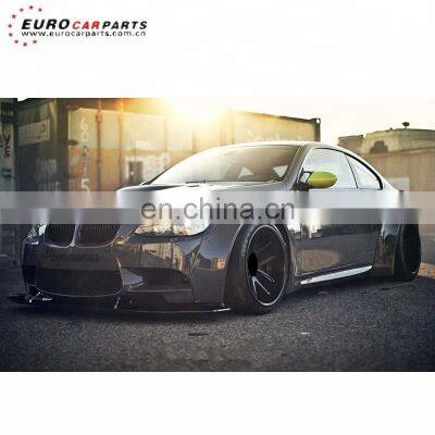 E92 M3 small kit fit for E92 M3 to LB style body kits FRP+carbon for  E92 M3 wide kit